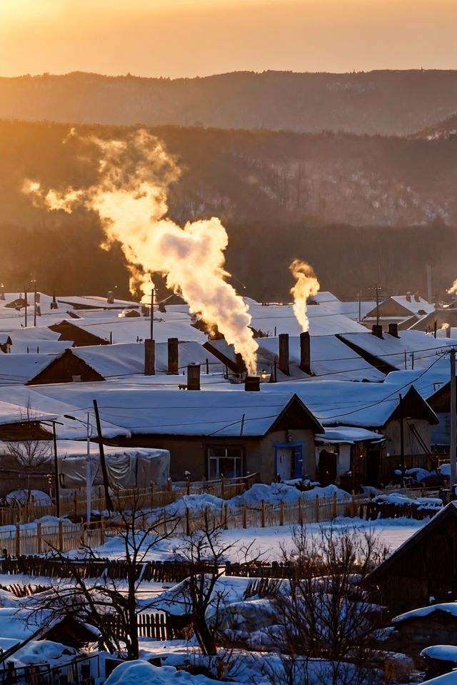 我在漠河看到了幻彩的極光！！