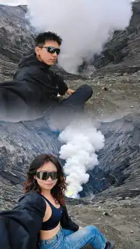 𝑩𝒓𝒐𝒎𝒐火山拍李現同款