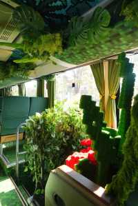 全國首輛沉浸式雨林主題巴士雨林之心號上線