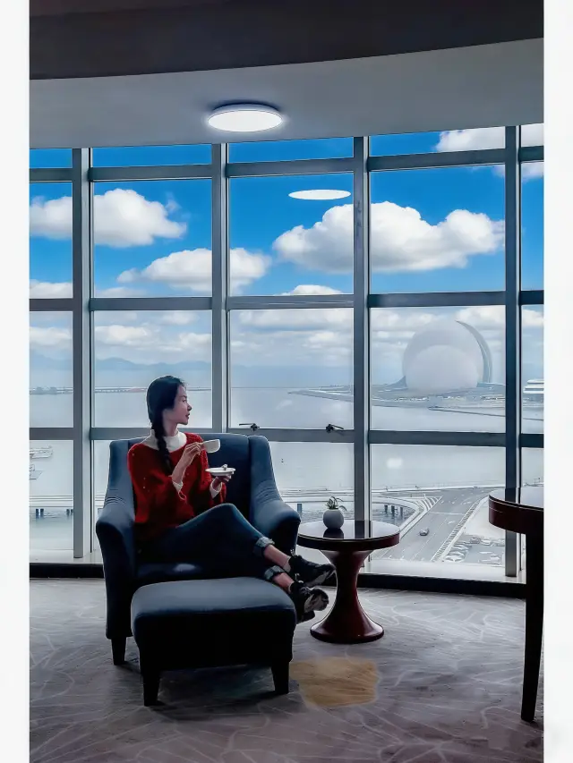 珠海180°无遮挡躺看日月貝的神仙酒店