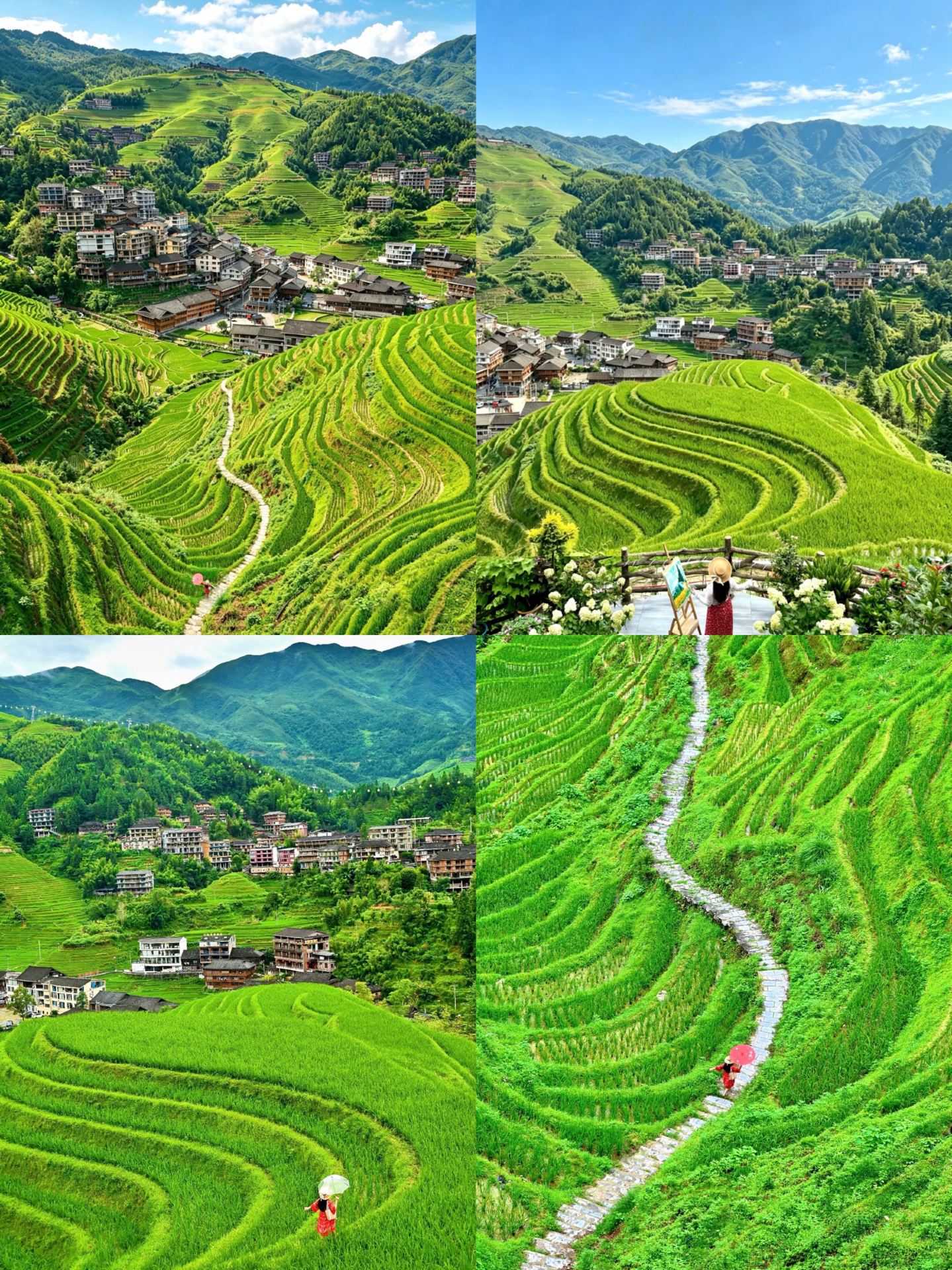 Venture into the Cloudy Countryside! Three-Day Tour of Longji Terraces: Sunrise/Hiking/Changfa Village All in One