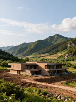 集安の山城の麓に泊まり、千年の古墳群に感動しました