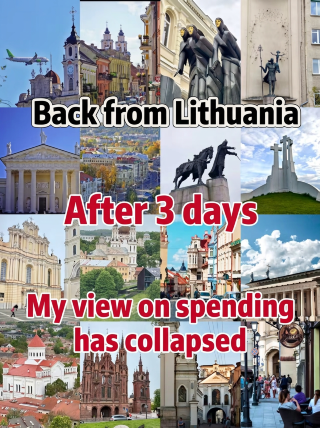 Back from 3 days in Lithuania | The scenery is healing, but the costs exceeded expectations