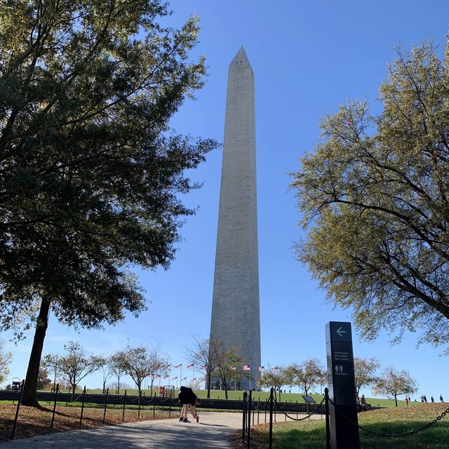 historic Washington monument in nov22