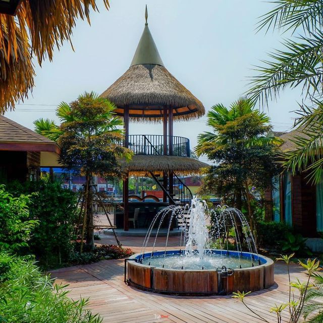 ที่พักเปิดใหม่ติดริมน้ำ อัมพวา