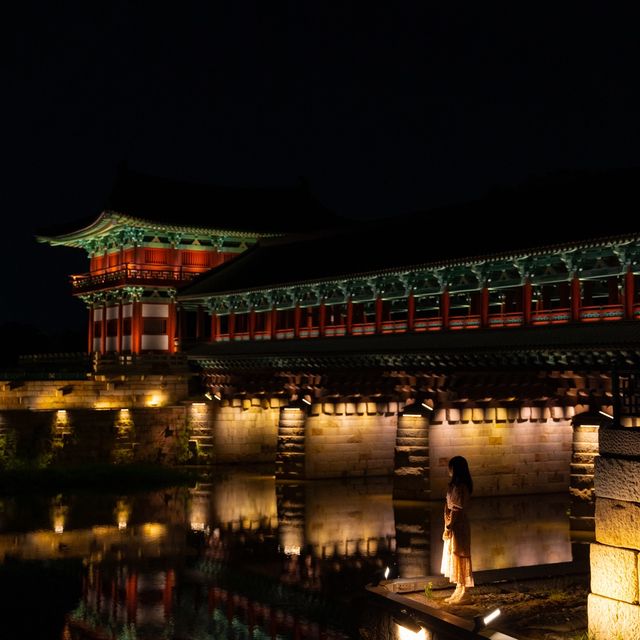 경주 야경 원탑 월정교!