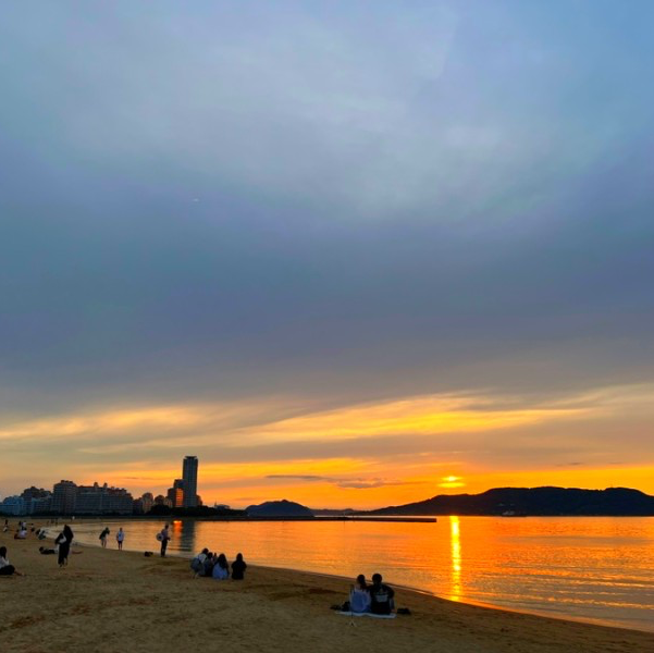 노을맛집 모모치해변 후쿠오카 여행 중 힐링하기 🌅