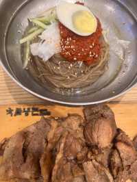 韓国/仁川【富平】お肉もセット！冷麺が食べられるお店♡