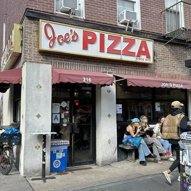 뉴욕 3대 피자 맛집🍕‘조스 피자 (Joe’s pizza)’