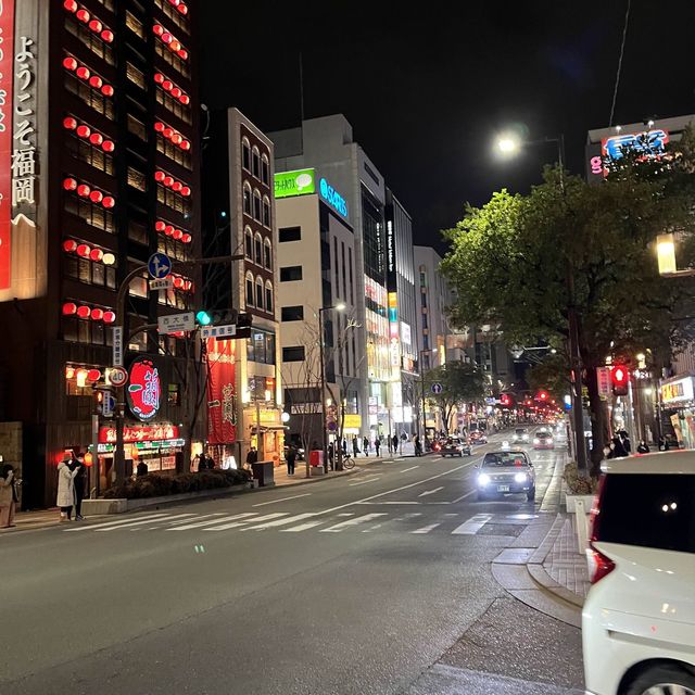 후쿠오카의 예쁜 야경을 보려면 “나카스 강”으로! 🇯🇵✈️