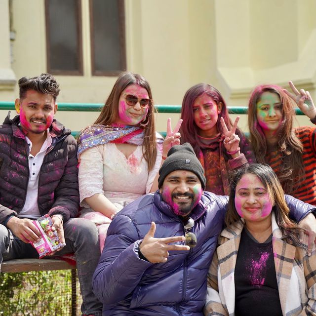 Holi celebrations in Shimla 