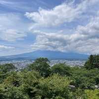 富士山嘅上午至下午🌧️🗻