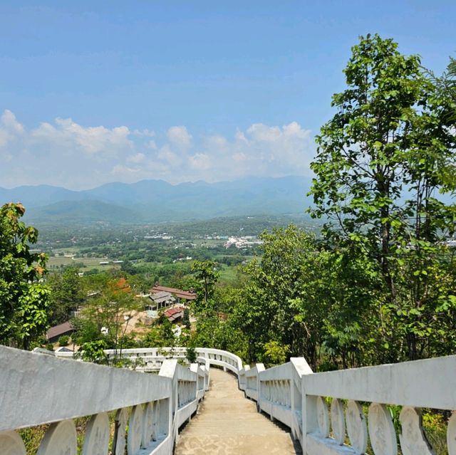 The Majestic White Buddha in Pai