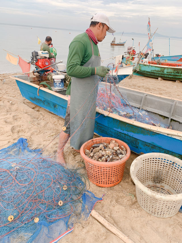 ตลาดทะเลสด พื้นบ้าน หาดจอมเทียน พัทยา