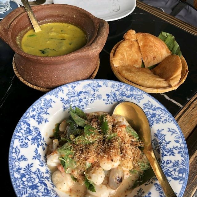 Marvelous food, scenary and service
