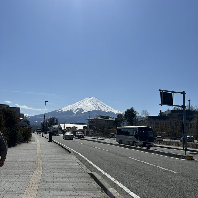 "Mount Fuji: A Lucky Day's Glimpse"