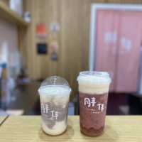 長洲高質台式茶飲店 大推芋泥麻糬鮮奶@胖伴