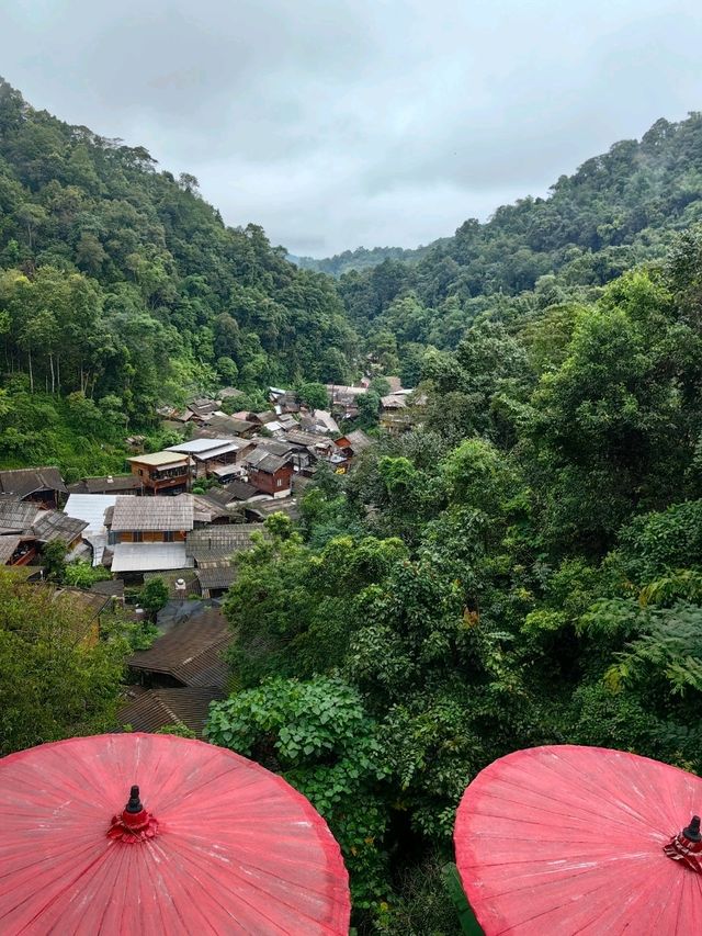 Sightseeing at Mae Kampong Village