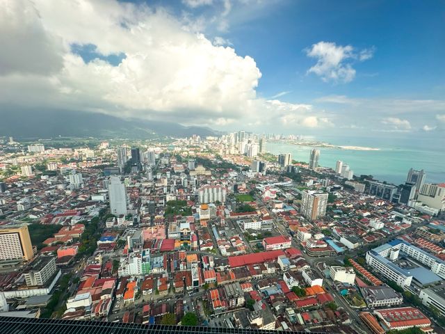 The Top Komtar Penang 檳城光大大廈 彩虹天空步道 從高處看檳城