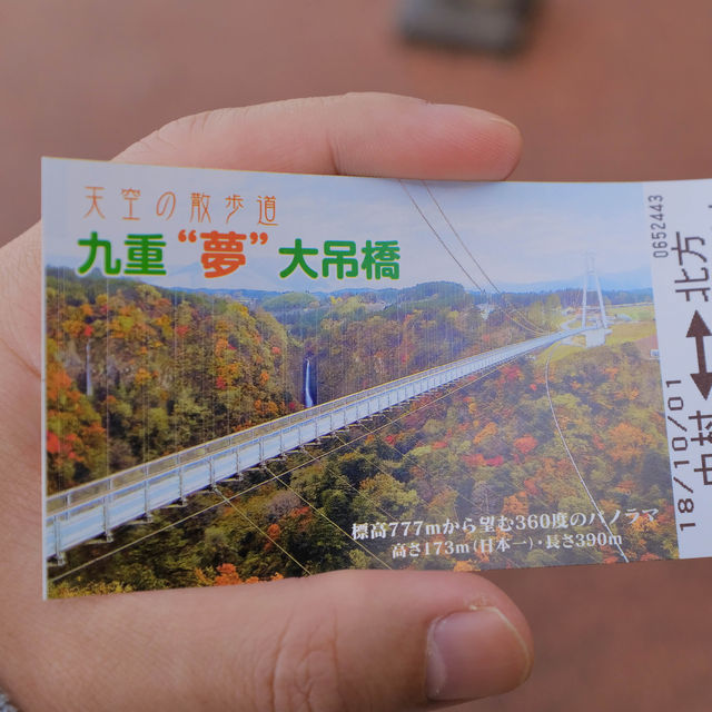 스릴을 만끽하자 173m 높이 아찔한 협곡 다리 - 코코노에 꿈의 대현수교 九重“夢”大吊橋