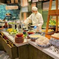 「澳門上葡京酒店自助山，食物種類超豐富超大間」