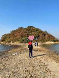 欣澳石灘：長索島港版天使之路