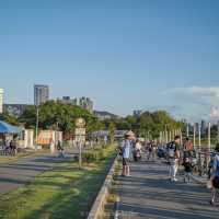 "Tamsui ตั้นสุ่ย"จุดชมวิวพระอาทิตย์ตก ไทเป