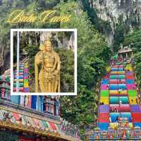 🤩 บันไดหลากสีที่ Batu Caves