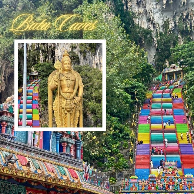 🤩 บันไดหลากสีที่ Batu Caves