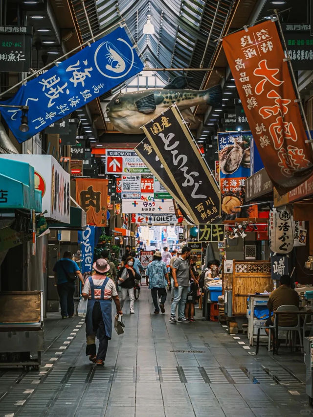 景點推薦：黑門市場——大阪美食愛好者的天堂