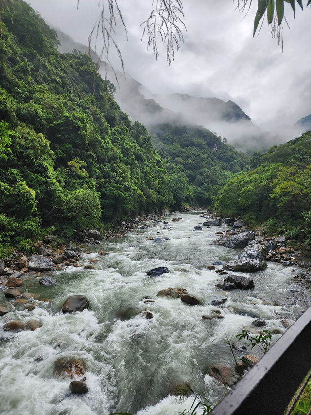 Taroko Gorge on a rainy day