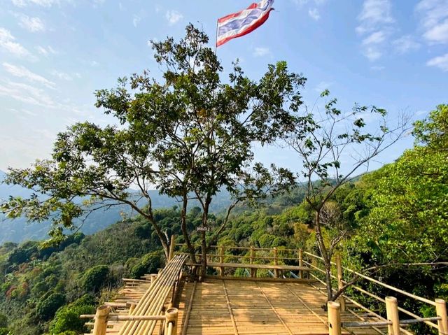 สะพานไม้ไผ่ไร่ผาฮี้&ที่พักเต็นท์โดม บ้านผาฮี้ 