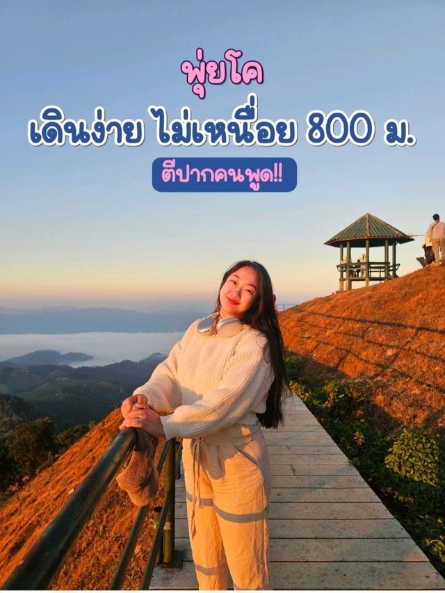 ดอยพุ่ยโค 800ม. ไม่เหนื่อย ตีปากนะ!!