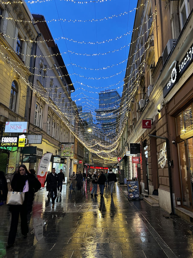 사라예보 시내 중심부에서 타오로는 영원의 불꽃🇧🇦