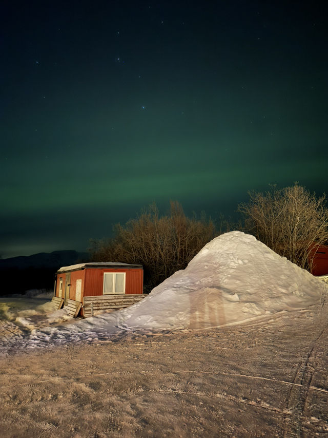 Chasing for Northern lights? I stayed here and enjoyed the amazing experience every single night!