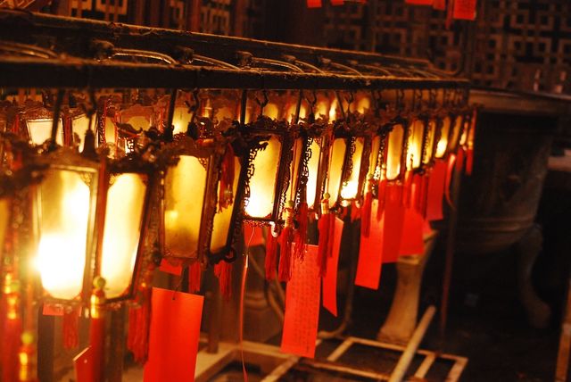 The Gods of Literature and War at Man Mo Temple in Sheung Wan