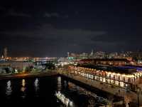インターコンチネンタル横浜Pier 8の屋上夜景と朝食@横浜