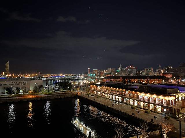 インターコンチネンタル横浜Pier 8の屋上夜景と朝食@横浜