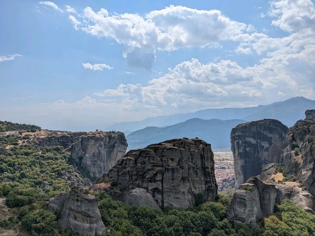 メテオラビューポイントからの景色。
