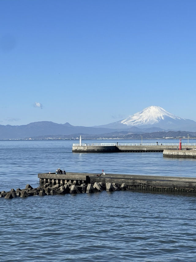 【江ノ島からみる富士山】