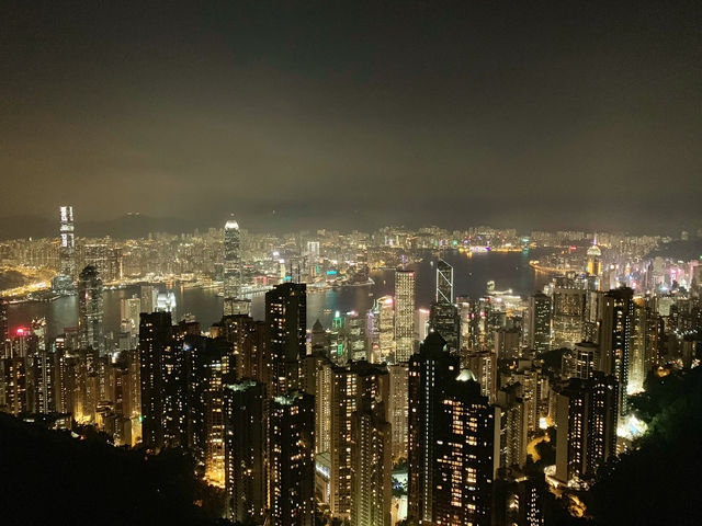 A Night of Lights: HK Observation Wheel & Victoria Peak