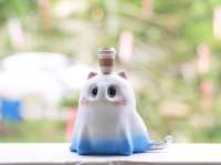 พุดดิ้งน้องแมวที่ Cafe Tiny House 