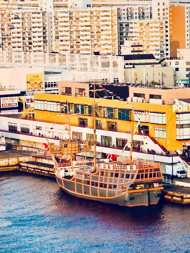 🎡 **天保山大摩天輪遊覽分享：大阪港的高空奇景**🎡