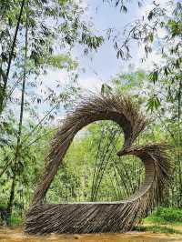 Bamboo-Themed Attraction ◄Putuo Village✨Purple Bamboo Valley► [KULAI@JOHOR]