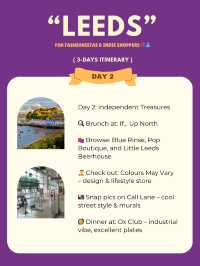 Leeds 3-days itinerary 