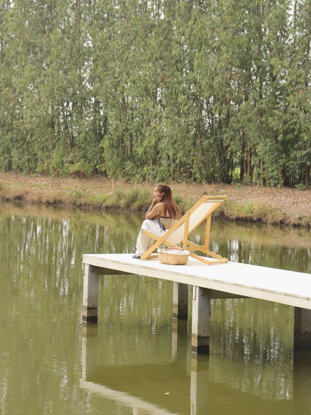คาเฟ่สงบเหมือนไปเขาใหญ่ แถวนนทบุรี 🌲🪵