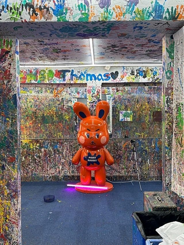 Splash of Color at Paint Rabbit Seongsu: Art Meets Play