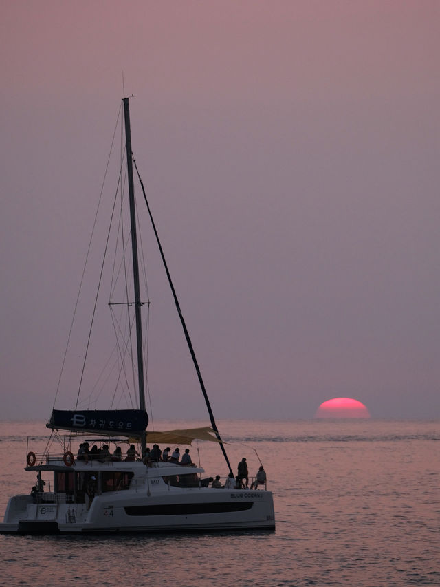 🌅 차귀도 앞바다에서 만난 가장 고요한 노을
