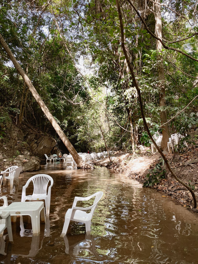 🍃 คาเฟ่ลับริมน้ำตก บางพระ ศรีราชา 🌿 