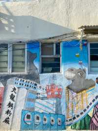 香港｜鯉魚門有個小小壁畫村🐬 🐈‍⬛